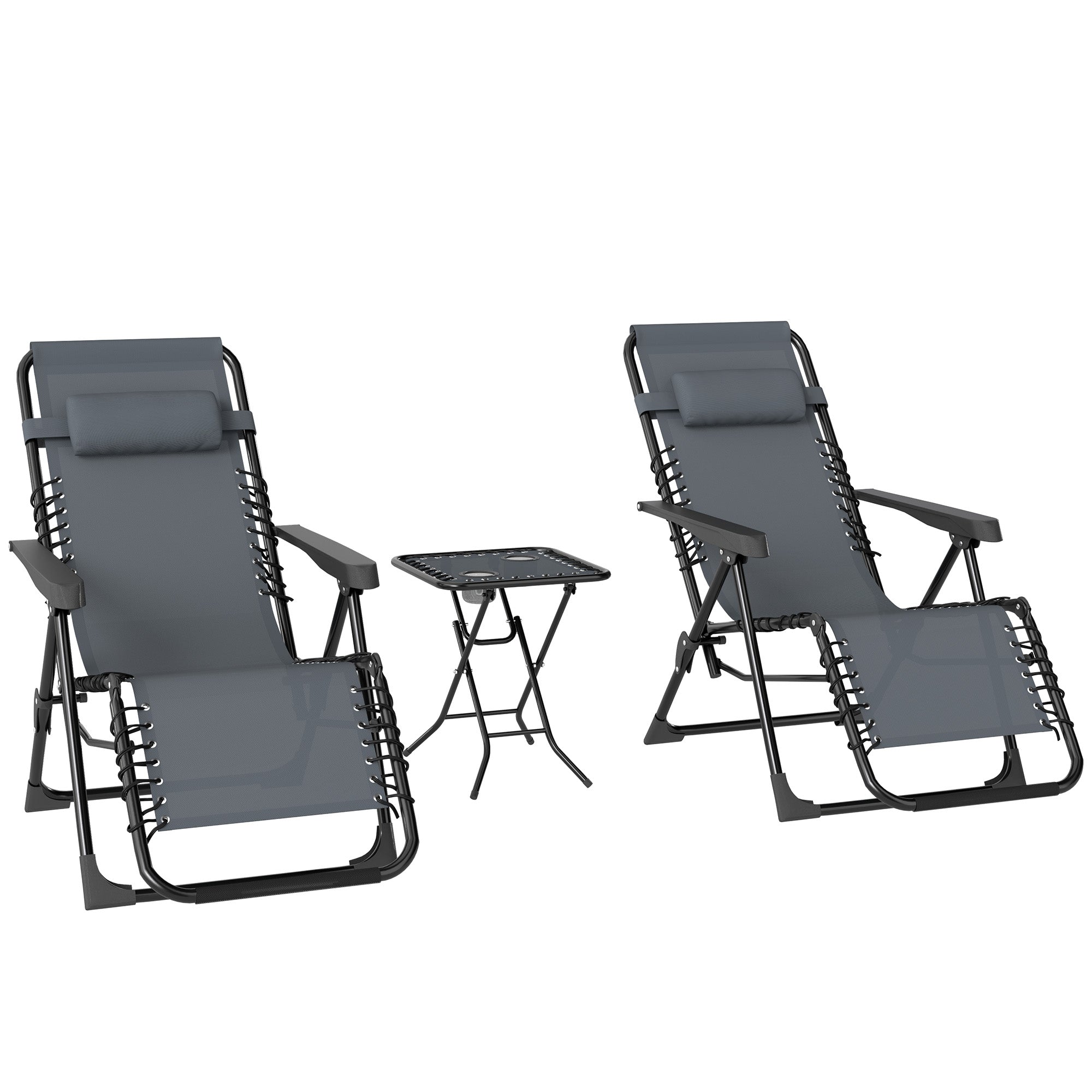 Doubles chaises pliantes confortables coussins et accoudoris lecoinchaise