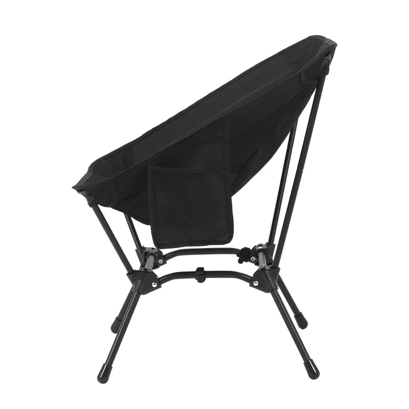 Square Structure Beach Fishing Stool, Convenient Four-Corner Camping Folding Chair, Lightweight Iron Tube Moon Chair LeCoinChaise