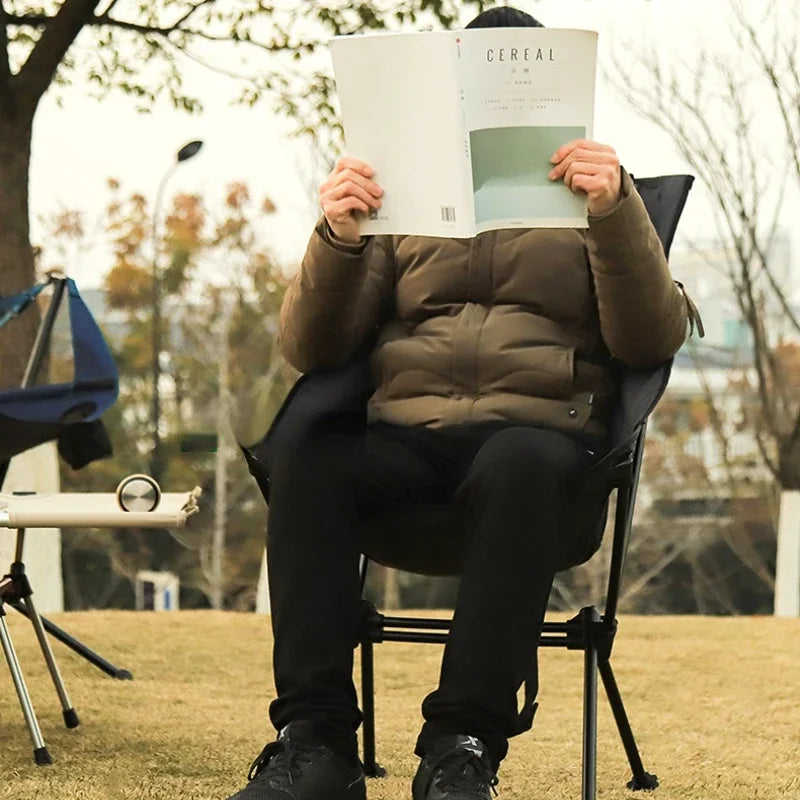 Chaise pliante de camping inclinable avec accoudoirs LeCoinChaise lecture
