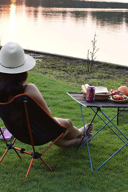 Chaise de plage pliante ultral-légère (900g) DUTRIEUX rouge - LeCoinChaise