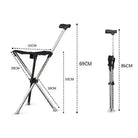 Tabouret pliant de camping avec béquille télescopique - LeCoinChaise