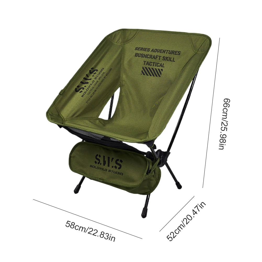Ultralight Folding Chair Oxford Cloth Foldable Camping Chair Detachable Collapsible BBQ Chair for Outdoor Camping Hiking Fishing LeCoinChaise