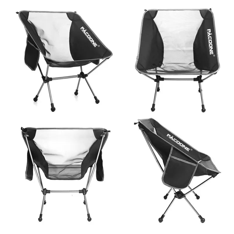 Travel Ultralight Folding Aluminum Chair Superhard High Load Outdoor Camping Portable Beach Hiking Picnic Seat Fishing Chair LeCoinChaise