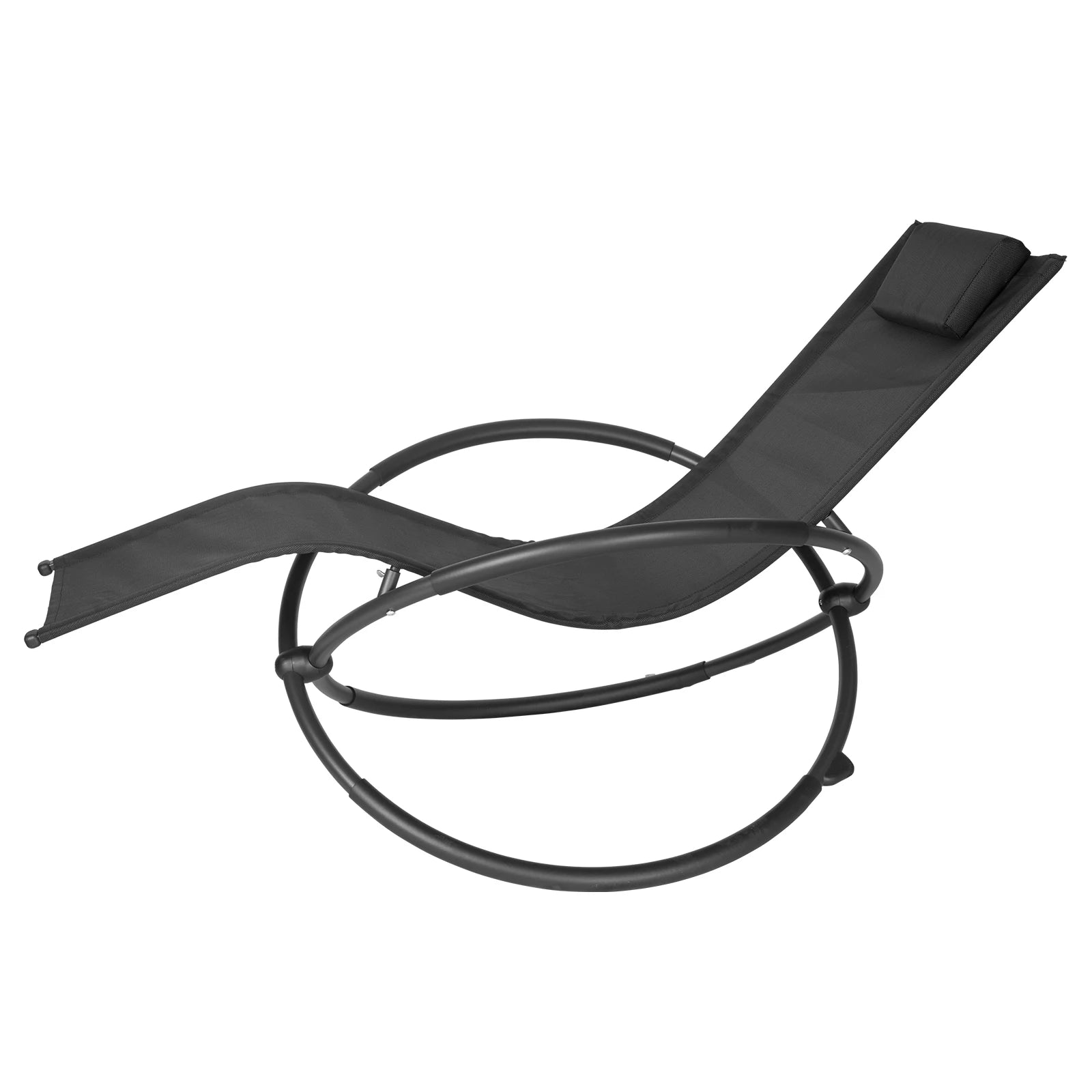 Chaise pliante confortable noire WOLTU lecoinchaise