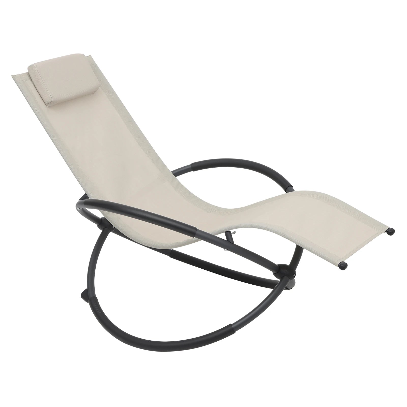 Chaise pliante confortable avec pieds circulaires