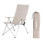 Chaise longue naturehike camping de couleur beige lecoinchaise