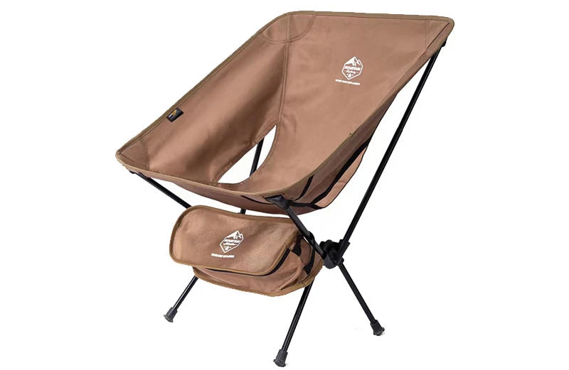 Chaise pliante de camping ONETIGRIS marron - LeCoinChaise