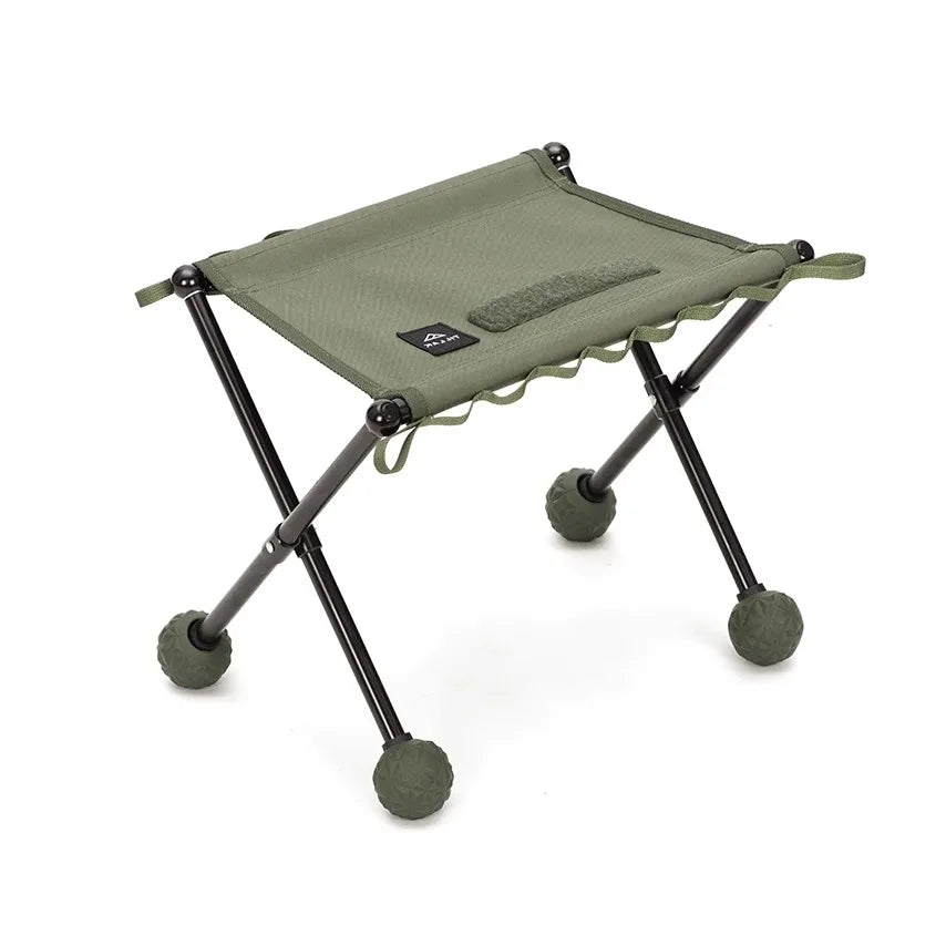 Tabouret pliant de camping TILLAK haute performance vert LeCoinChaise