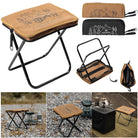 Tabouret pliant tissu oxford pour le camping rustique