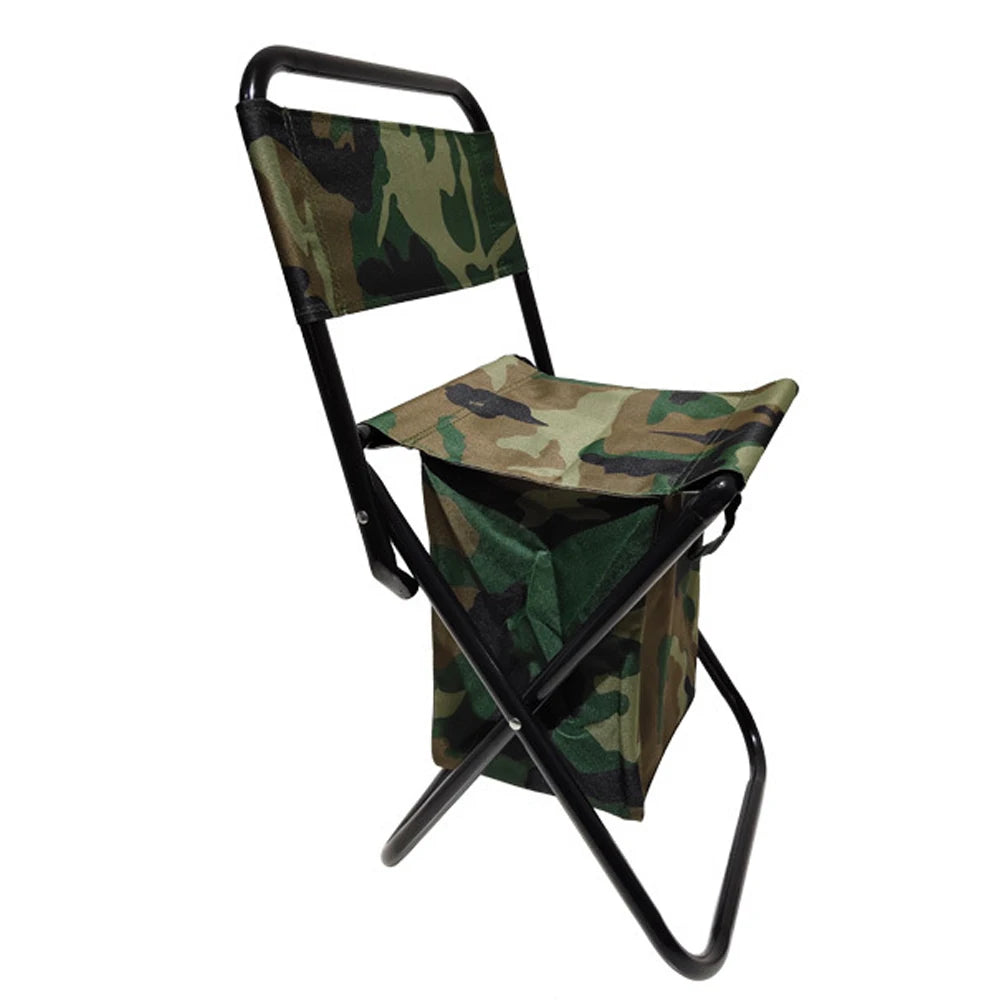 Chaise de plage pliante ultra-légère (600g) style camouflage (petit format) - LeCoinChaise