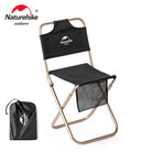 Chaise de plage pliante ultra-légère noire (420g) NATUREHIKE petite taille - LeCoinChaise