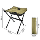 TARKA Portable Folding Camping Stools Aluminium Alloy Outdoor Foldable Campstool Beach Picnic Fishing Chair Lighweight Furniture - LeCoinChaise