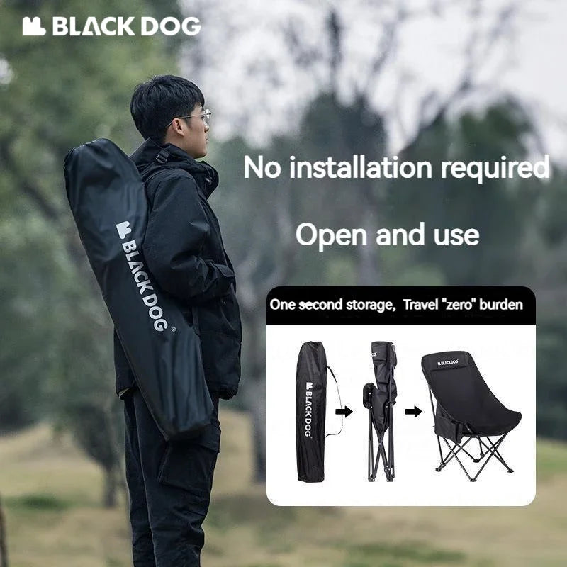 Chaise pliante de camping BLACKDOG confortable - LeCoinChaise