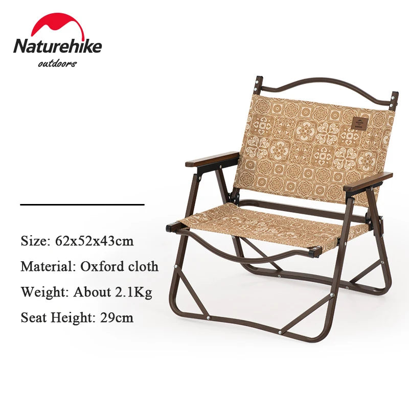 Chaise pliante de camping NATUREHIKE en bois - LeCoinChaise