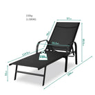 Chaise longue de jardin pliante design haute qualité - LeCoinChaise