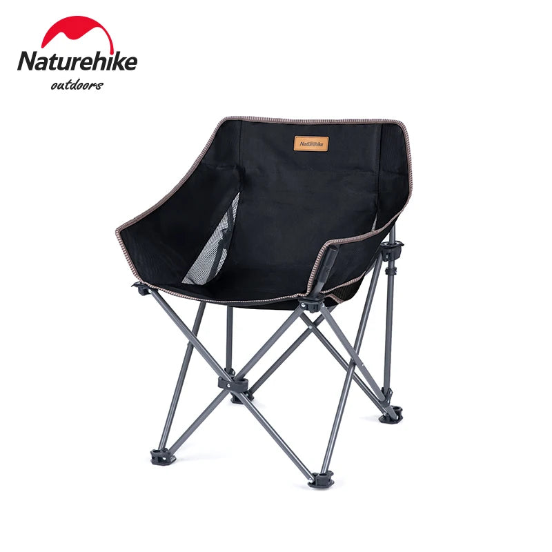 Chaise pliante de camping NATUREHIKE multifonction noire - LeCoinChaise