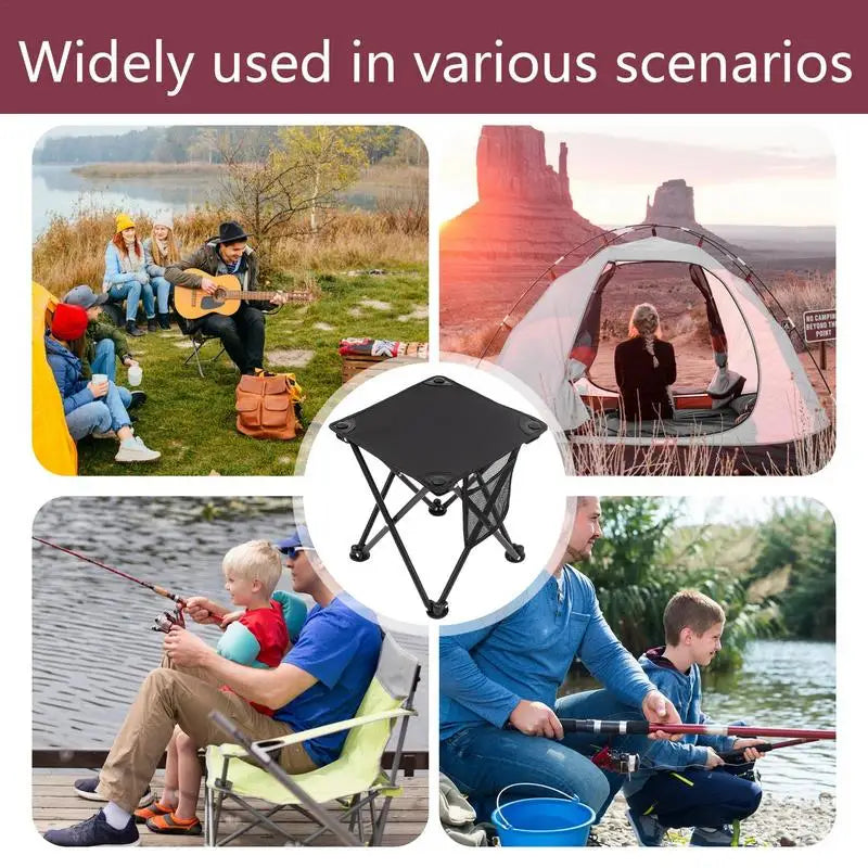 Camping Portable Folding Stools Ultralight Aluminium Alloy Storage Chair MIni Fishing Chair Picnic Lighweight Furniture - LeCoinChaise