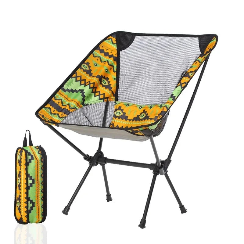 Chaise de plage pliante ultra-légère (1kg) motifs bohème - LeCoinChaise