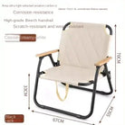 Chaise pliante pour la plage OEIN en tissu premium - LeCoinChaise