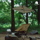 Chaise pliante de camping avec parapluie intégré dans la forêt - LeCoinChaise