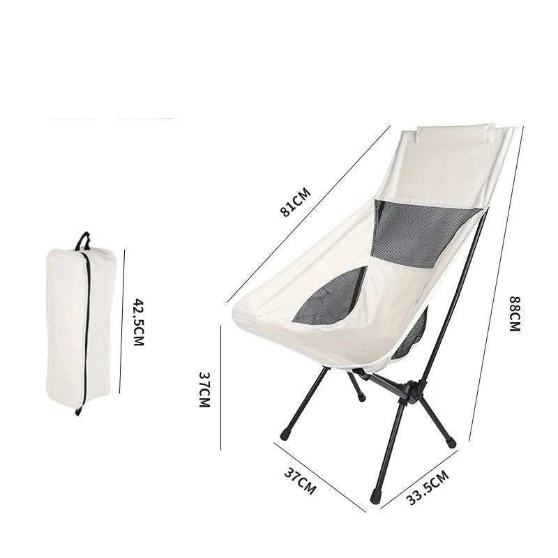 Chaise pliante de plage avec dossier haut - LeCoinChaise