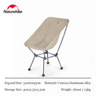 Chaise pliante de camping NATUREHIKE haute qualité kaki dimensions- LeCoinChaise