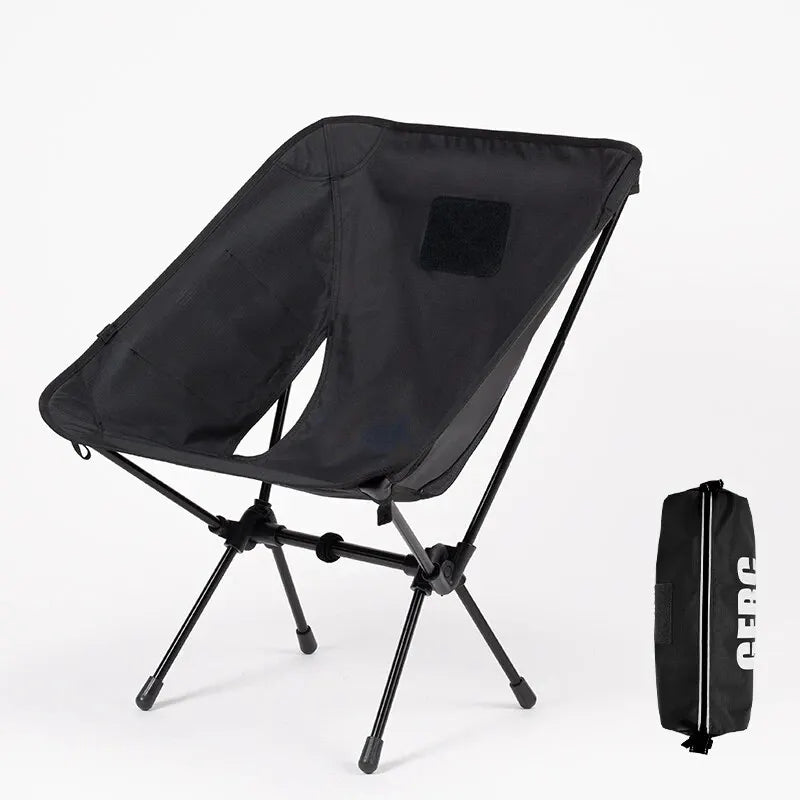 Chaise pliante de camping légère pour tous les âges couleur noire - LeCoinChaise