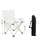 Chaise pliante de camping ultra-pratique couleur blanche - LeCoinChaise