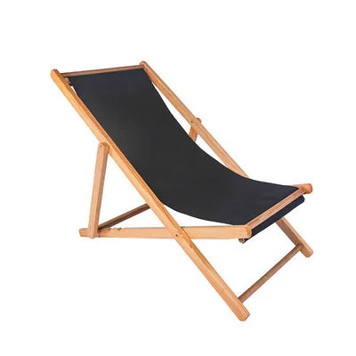 Chaise pliante de plage AOLIVIA en bois style rétro - LeCoinChaise