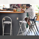 Folding Bar Chair Home Kitchen Bar Chair Cashier Chair Leisure Chair Folding Chair Bar Chair High Stool Terrace High Chair Home LeCoinChaise