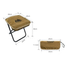 Tabouret pliant de camping portable et confortable - LeCoinChaise