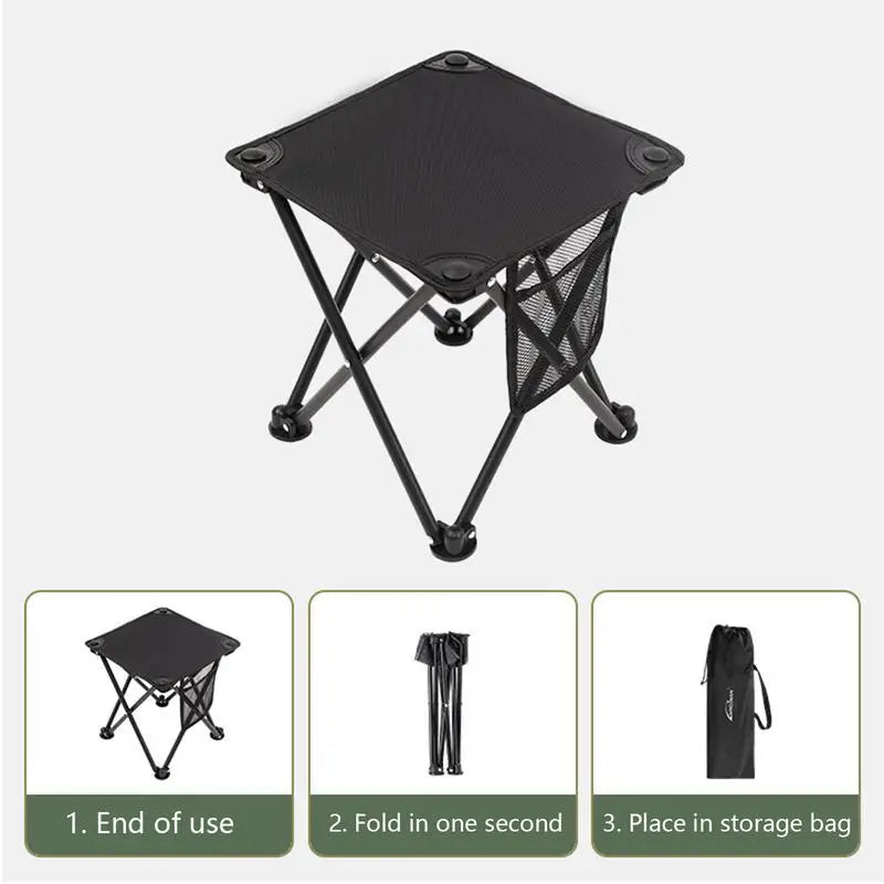 Camping Portable Folding Stools Ultralight Aluminium Alloy Storage Chair MIni Fishing Chair Picnic Lighweight Furniture - LeCoinChaise