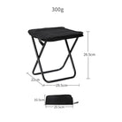 Mini Camping Stool Seat Lightweight Footrest Backpacking Stool Portable Folding Small Chair Outdoor Backpacking Travel - LeCoinChaise