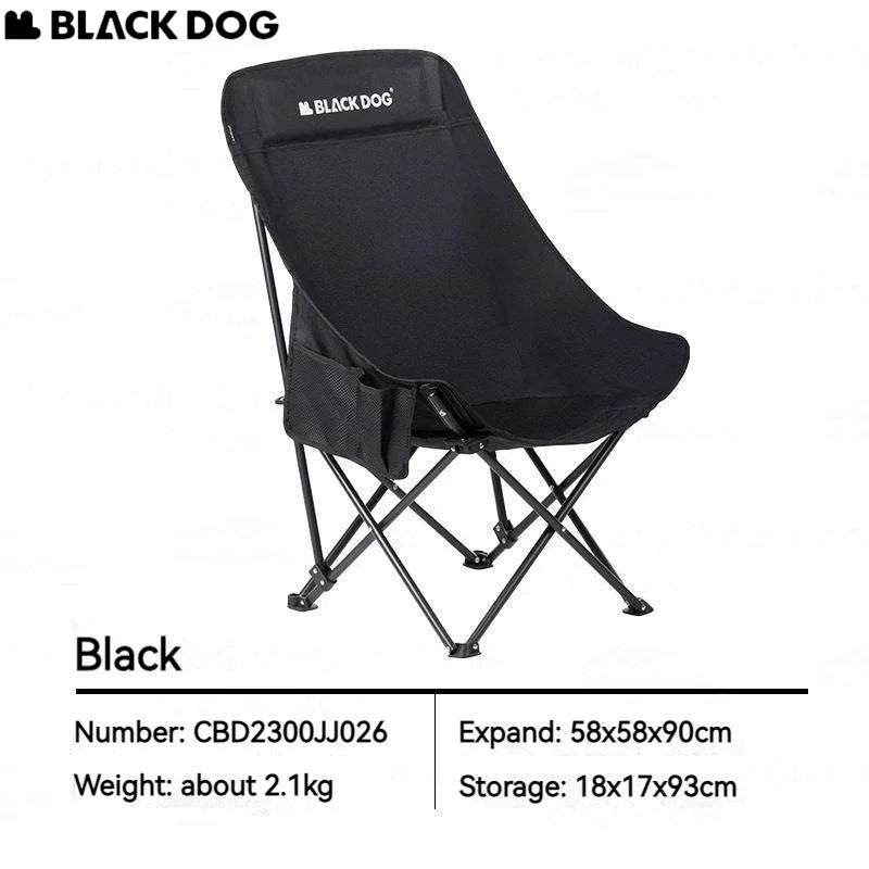 Chaise pliante de camping BLACKDOG confortable - LeCoinChaise