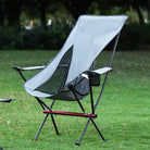 Chaise pliante de camping HOORU ultra résistante grise - LeCoinChaise