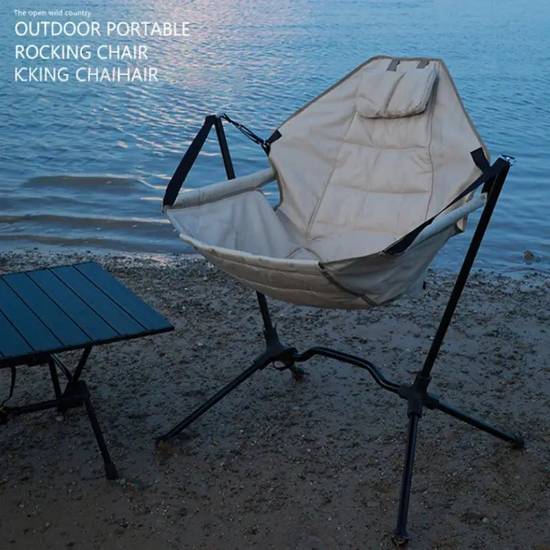 presentation chaise a bascule camping au bord de l'eau lecoinchaise