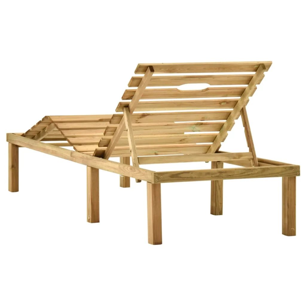 Garden Lounger table with Immerse Pine Wood Pool Camping Lunch break Balcony Court Chair Folding Chair Outdoor Beach Chair LeCoinChaise