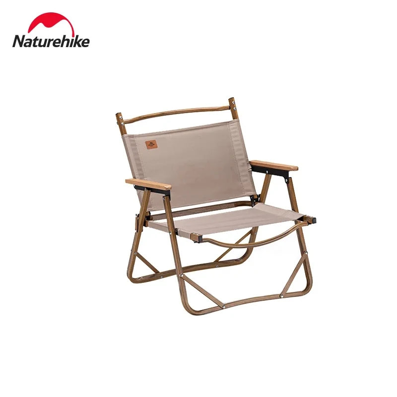 Chaise pliante de camping NATUREHIKE en bois et aluminium - LeCoinChaise