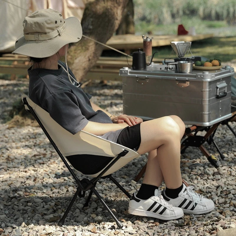 Chaise pliante de plage avec dossier haut - LeCoinChaise