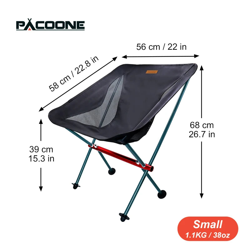 Chaise longue de camping pliante PACOONE dimensions en version small - LeCoinChaise