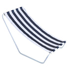 Chaise longue pour la plage pliante rayée bleue - LeCoinChaise