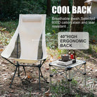 Chaise pliante de camping WESTTUNE tout confort - LeCoinChaise